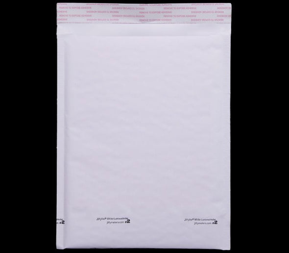 Custom Printed Jiffylite&reg; Mailer - White No. 2 (8.5" x 12")