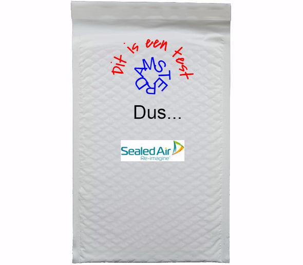 Custom Printed TuffGard&reg;; Mailer - White No. 1 (7.25" x 12")