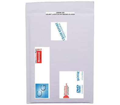 Custom Mailer Jiffylite&reg;; White Mailer - No. 4 (9.5" x 14.5")