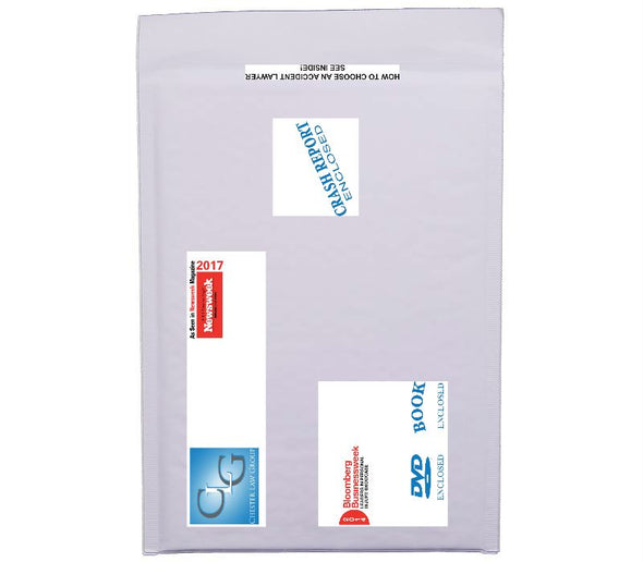 Custom Mailer Jiffylite&reg;; White Mailer - No. 4 (9.5" x 14.5")
