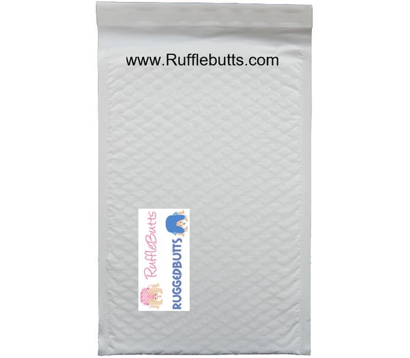 Custom Printed TuffGard&reg;; Mailer - White No. 1 (7.25" x 12")