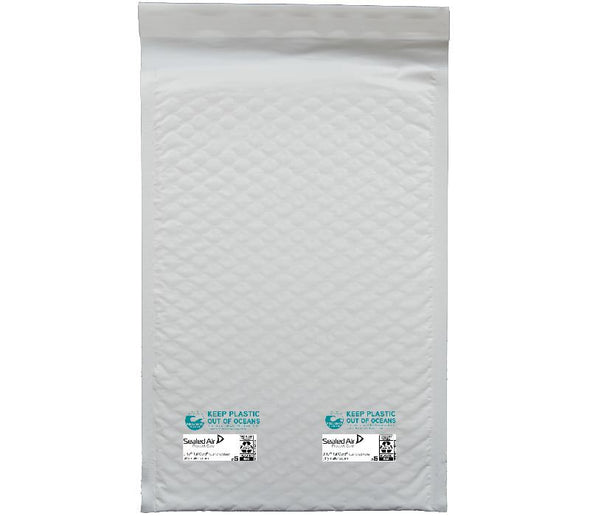 Custom Printed TuffGard&reg;; Mailer - White No. 1 (7.25" x 12")