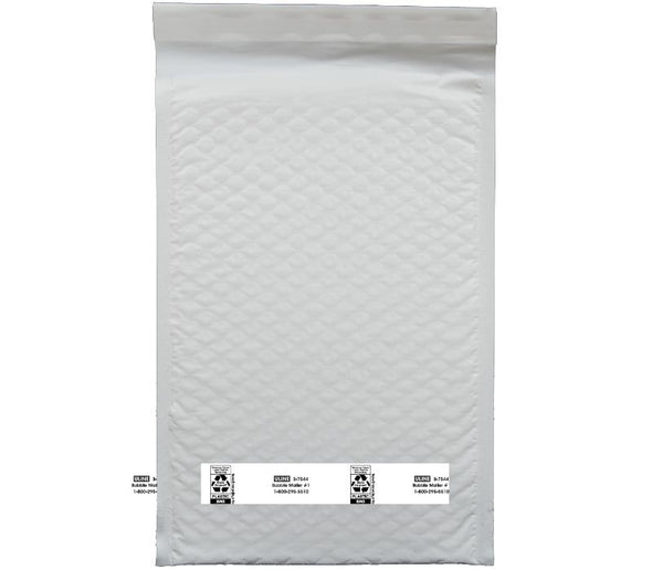 Custom Printed TuffGard&reg;; Mailer - White No. 1 (7.25" x 12")