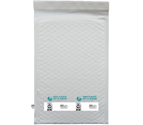 Custom Printed TuffGard&reg;; Mailer - White No. 1 (7.25" x 12")