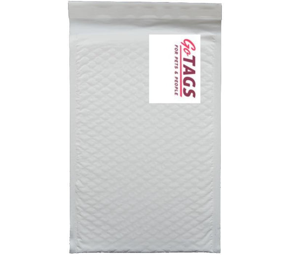 Custom Printed TuffGard&reg;; Mailer - White No. 1 (7.25" x 12")